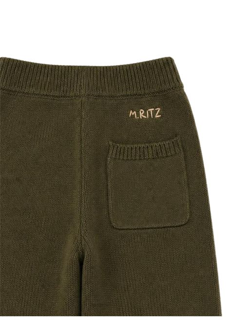 Green children's trousers in wool blend Manuel Ritz | 4447VERDE
